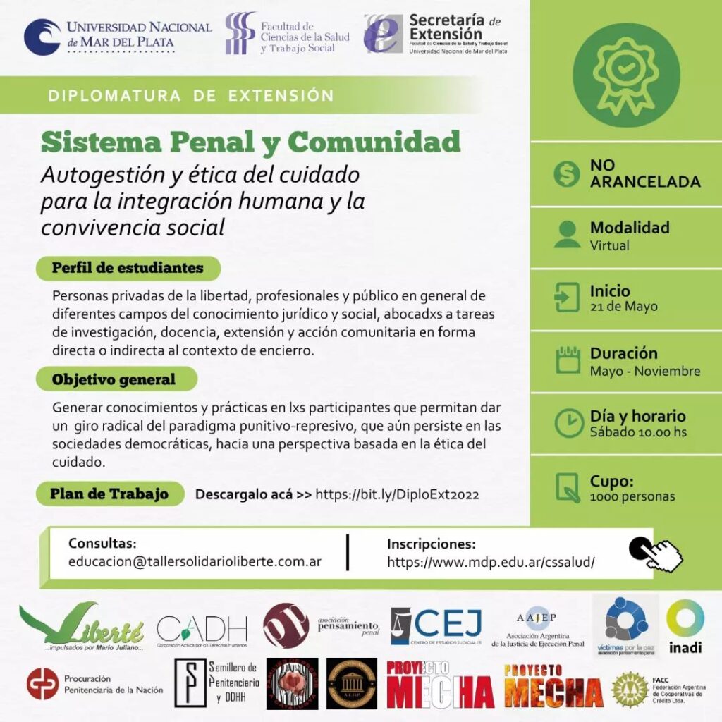 Cooperativa Liberté: autogestión para mejorar la vida dentro de la cárcel