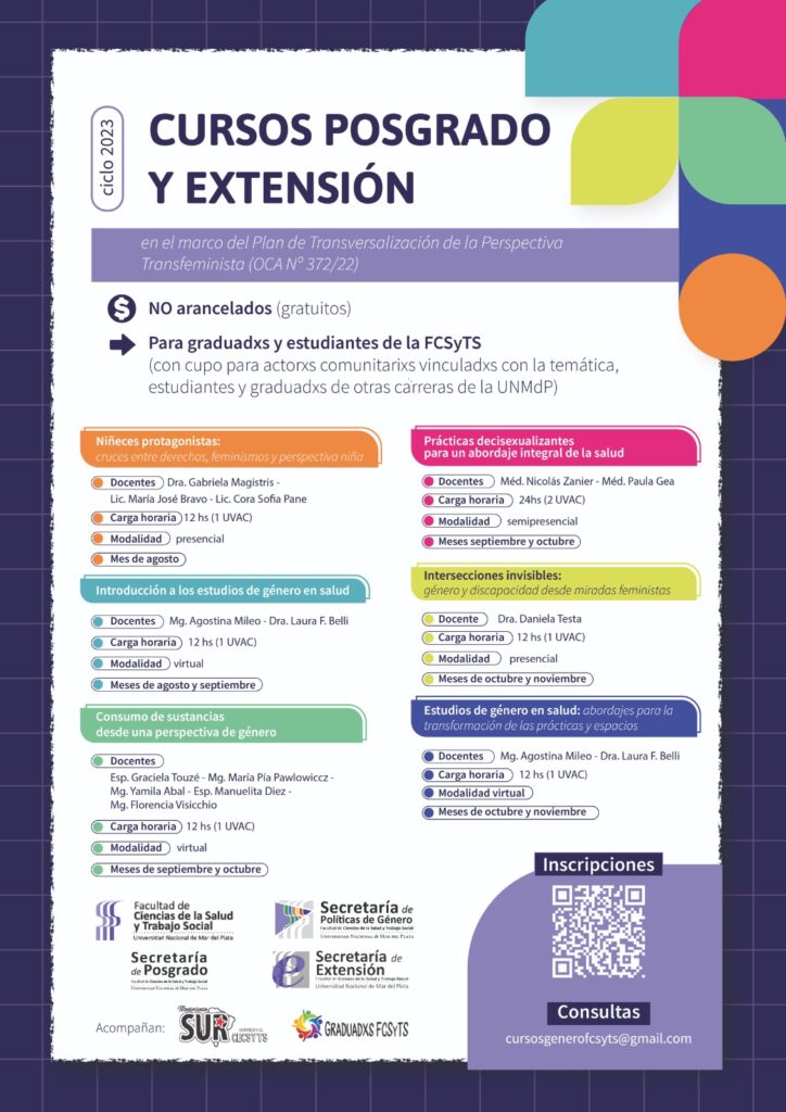 La UNMdP brindará cursos de posgrado y extensión con enfoque de género