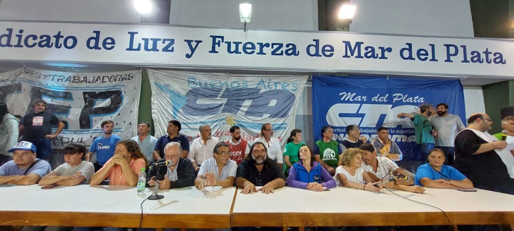 Plenario CTA, paro general