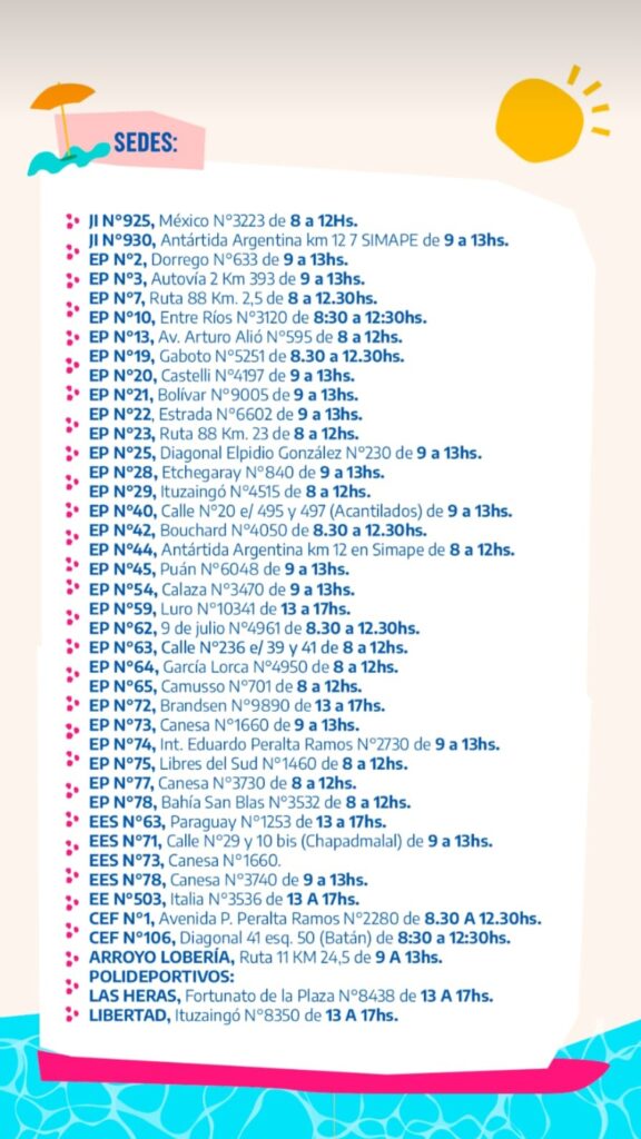Escuelas Abiertas en Verano 2024