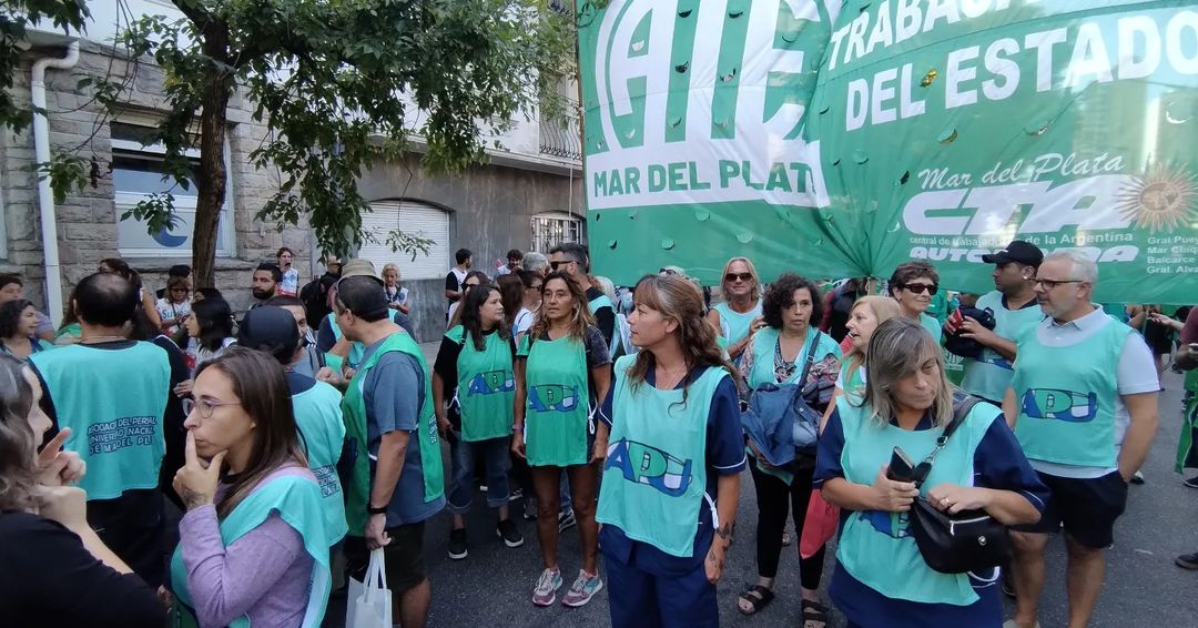 Trabajadores de la UNMdP se suman al paro de este jueves