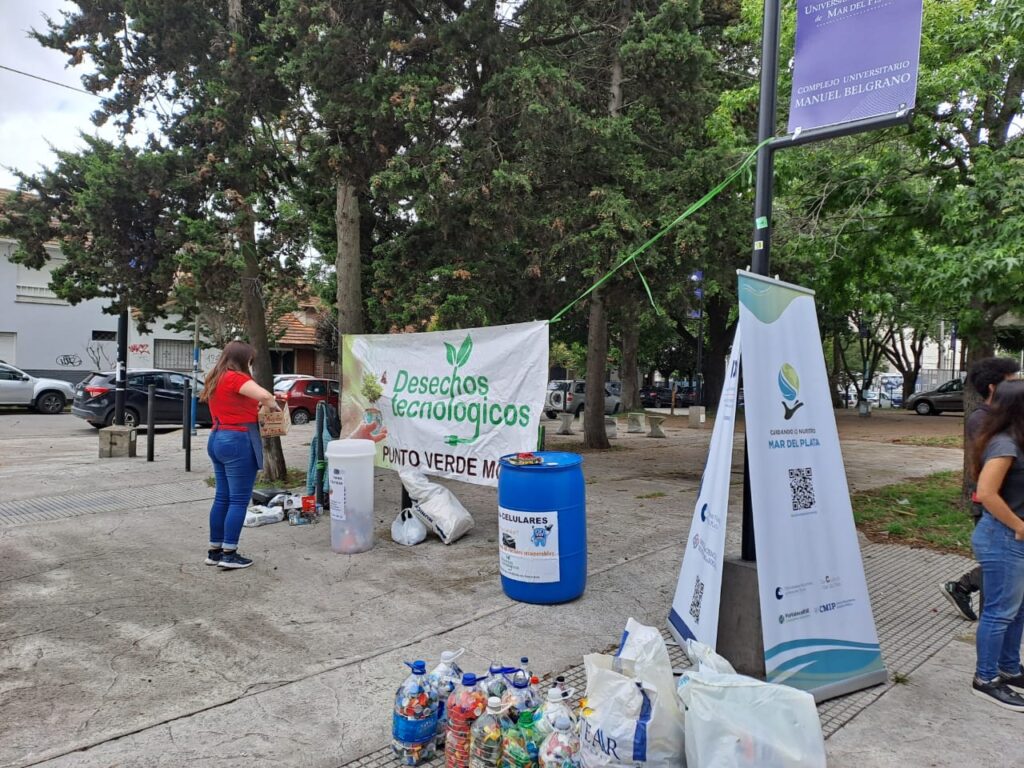 Nueva recepción de materiales reciclables de la UNMdP